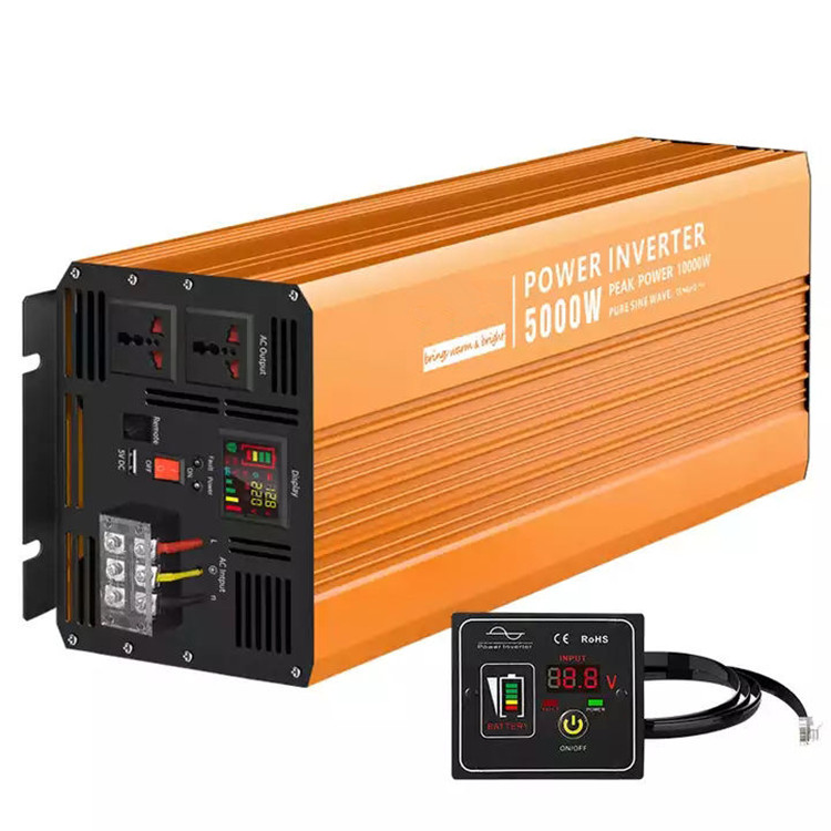 Pure Sine Wave Inverter 5000W 48V 220V - อินเวอร์เตอร์พลังงานแสงอาทิตย์แบบ Pure Sine Wave ขนาด 5000W