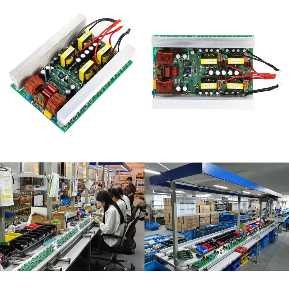 Pure Sine Wave Inverter Board 24V 48V - แผงวงจรอินเวอร์เตอร์กำลังสูง 5000W 5KW, แผงวงจรควบคุม PCB, แผงวงจรหลัก