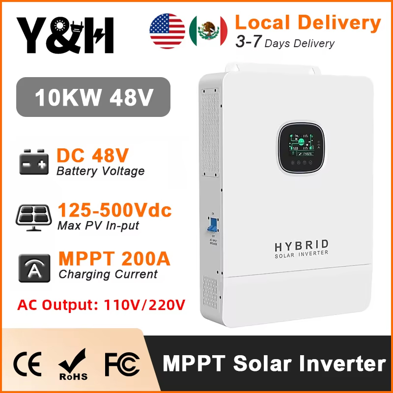 Y&H อินเวอร์เตอร์พลังงานแสงอาท - Split Phase Inverter 10Kw 110V 220V บทวิจารณ์และราคา
