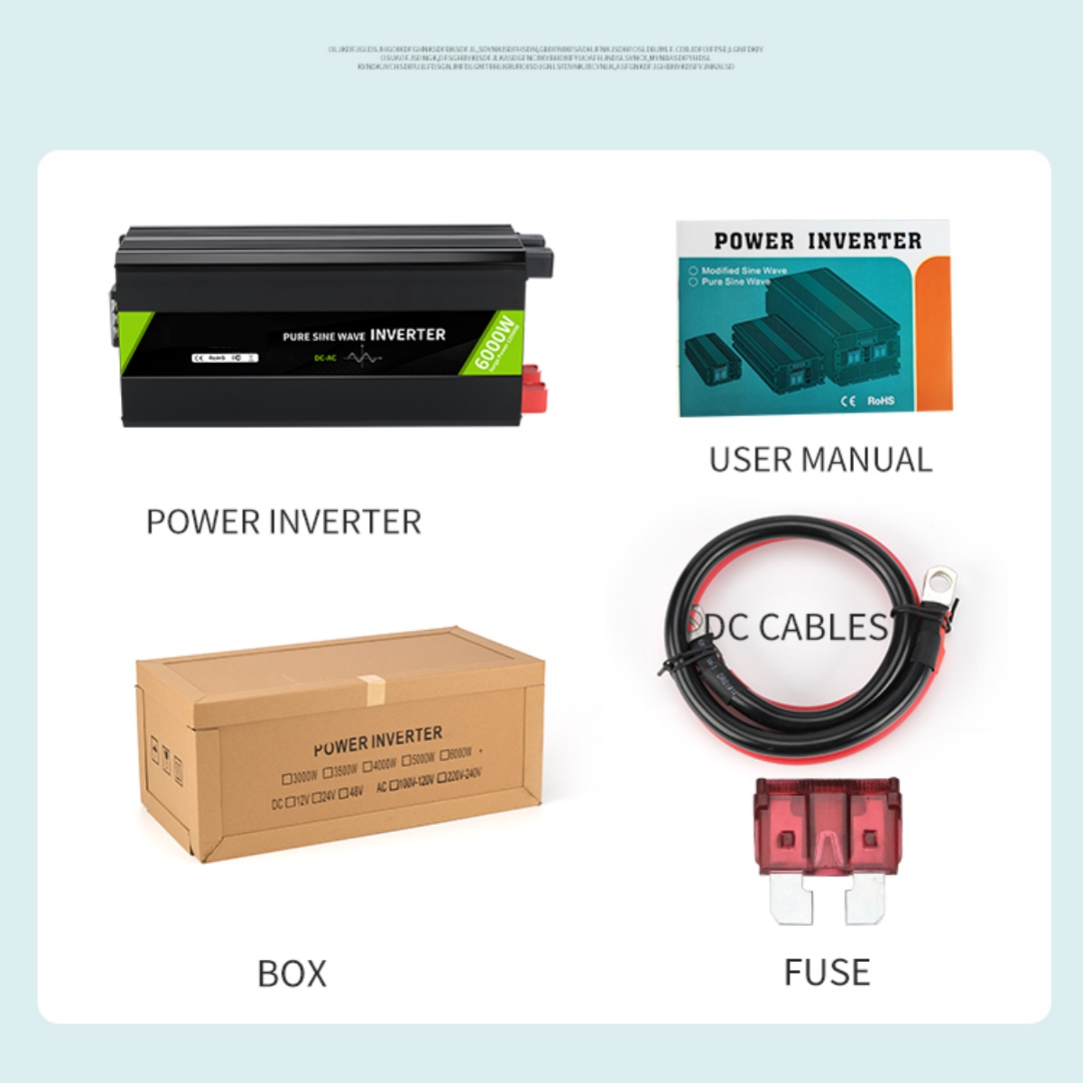Myami 5000w 12v 24v 48v Dc To  - Pure Sine Wave Inverter 5000W 48V 220V บทวิจารณ์และราคา