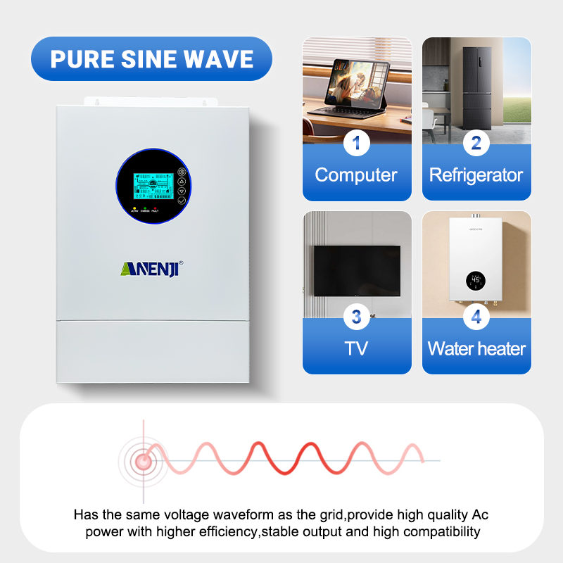 อินเวอร์เตอร์พลังงานแสงอาทิตย์ - Off Grid Solar Inverter 48V 6000W บทวิจารณ์และราคา