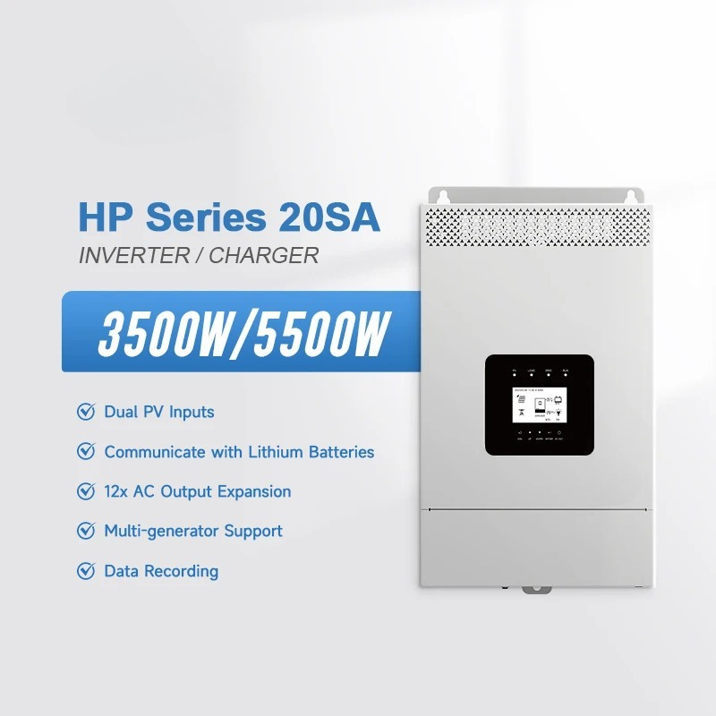 อินเวอร์เตอร์ไฮบริดพลังงานแสงอ - Hybrid Solar Inverter 5.5Kw Mppt 48V บทวิจารณ์และราคา
