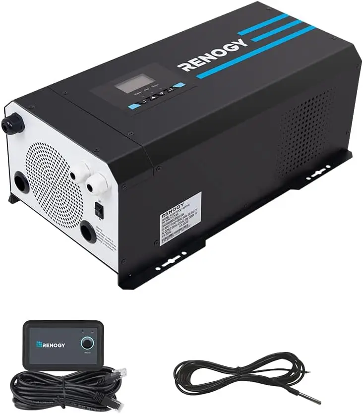 Renogy อินเวอร์เตอร์และเครื่อง - Rv Pure Sine Inverter Charger 3000W 12V บทวิจารณ์และราคา