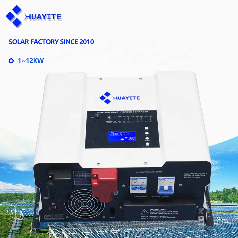 อินเวอร์เตอร์พลังงานแสงอาทิตย์ - Off Grid Solar Inverter 48V 6000W บทวิจารณ์และราคา